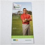 Jordan Spieth Signed 2017 Phoenix Open Pairing Sheet JSA #S07522