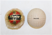 Al Besselink Golf Ball Box, Dunlop Box with 3 Sleeves, Tony Lema Sleeve, & Two Dunlop Golf Balls