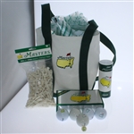 Masters Tote Bag, Tees, Balls, and Assorted Plastic Bags