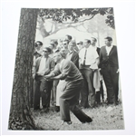 Lot of Eight 11 x 14 Photos of Golfers at Augusta National - Palmer(x2), Player, others