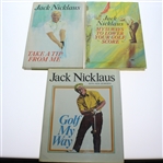 Lot of Five Golf Books - Two Arnold Palmer & Three Jack Nicklaus