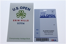2017 US Open at Erin Hills Official Yardage Guide & Player Guest Badge