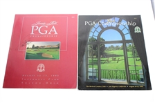 Fourteen Winner Signed PGA Championship Programs 1987-2008 JSA ALOA