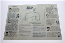 1990 Merrill Lynch Shootout Multi-Signed by 10 Including Payne Stewart JSA ALOA