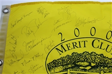 2000 Women's US Open at Merrit Club Multi-Signed Flag - 40+ Signatures JSA ALOA