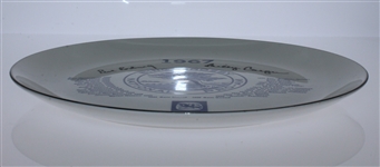 Billy Casper & Bob Rosburg Signed 1967 Bing Crosby National Pro-Am Plate JSA ALOA