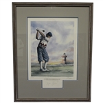 Payne Stewart Signed Ltd Ed '18th at Harbour Town Golf Links' Lithograph #433 - Framed JSA ALOA