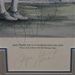 Payne Stewart Signed Ltd Ed '18th at Harbour Town Golf Links' Lithograph #433 - Framed JSA ALOA