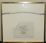 2000 Masters Embroidered Flag Signed by 11 Champs - Snead Signed Center - Framed JSA ALOA