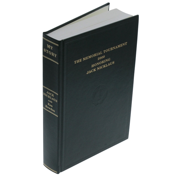 2000 Memorial Tournament Ltd Ed Book Honoring Jack Nicklaus #13/225