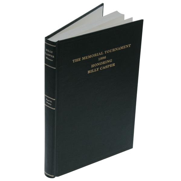 1996 Memorial Tournament Ltd Ed Book Honoring Billy Casper #133/200
