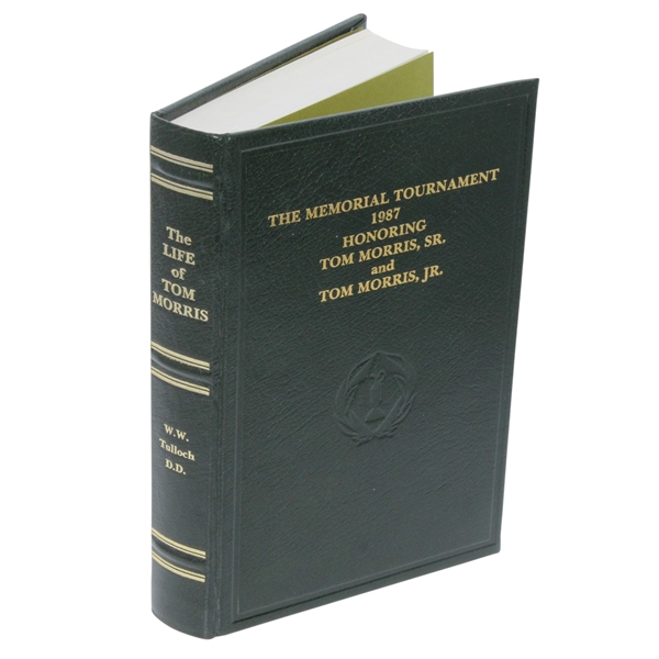 1987 Memorial Tournament Ltd Ed Book Honoring Tom Morris Sr. & Tom Morris Jr. #48/390