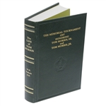 1987 Memorial Tournament Ltd Ed Book Honoring Tom Morris Sr. & Tom Morris Jr. #48/390
