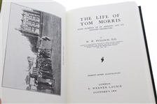 1987 Memorial Tournament Ltd Ed Book Honoring Tom Morris Sr. & Tom Morris Jr. #48/390