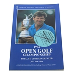 Multi-Signed 1993 Open Championship at Royal St. Georges Program - Stewart & Others JSA ALOA