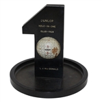 1928 Dunlop Hole-In-One Club Trophy Won by L. J. MacDonald