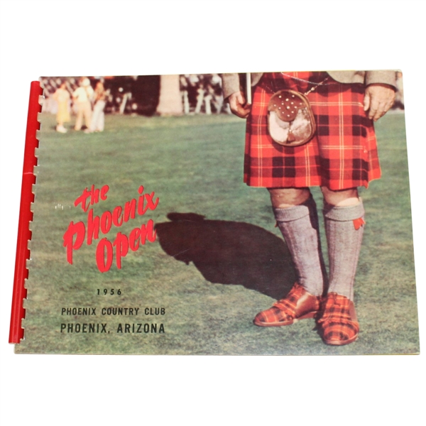 1956 The Phoenix Open Program - Cary Middlecoff Winner