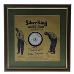 Vintage Silver King Golfing Hints Record by The Silvertown Co. - Approaching and Putting - Framed