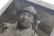 Walter Hagen Original Used 'Roughing it at St. Andrews' Publication Photo - Seldom Seen