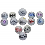 Miscellaneous Lot of Multi-Signed and Single Signed Golf Balls JSA ALOA