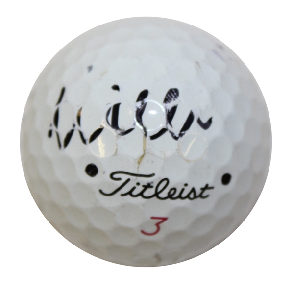 Mike Weir Signed Personal Used Golf Ball JSA ALOA