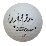 Mike Weir Signed Personal Used Golf Ball JSA ALOA