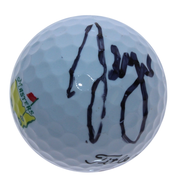 Sergio Garcia Signed Masters Logo Golf Ball JSA ALOA