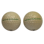 Actual Titleist Golf Balls from 1977/78 A.N.G.C. Video with Masters Tournament Stamped On Ball