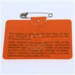 1971 Masters Tournament Series Badge #17442 - Charles Coody Winner