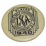 1946 US Open at Canterbury GC Contestant Pin - Lloyd Mangrum Winner
