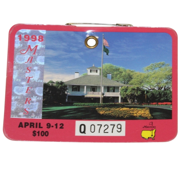 1998 Masters Tournament Series Badge #Q07279- Mark OMeara Win