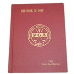 1951 Ryder Cup Matches at Pinehurst Hard Cover Program - USA 9 1/2 - 2 1/2