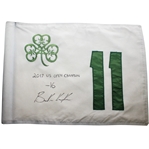 Brooks Koepka Signed Erin Hills Course Flown Flag with Score & Champion Notation - Full Sig JSA ALOA