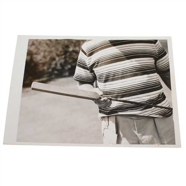1940 Photo of Paul Runyans Paddle-Board Putter