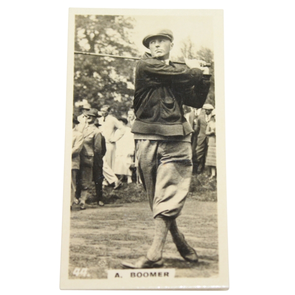 1926 Aubrey Boomer Lambert & Butler Rookie Golf Card #44 - England