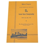 1940 Womens Western Open Championship Program - Babe Zaharias First Major - Excellent Condition