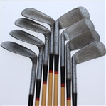 Robert T. Jones Jr. Spalding Kro-Flite Set of Irons 2-9 - Pat. 1,551,562 - Roth Collection