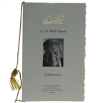 Arnold Palmer Memorial Funeral Service Program