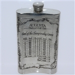 Augusta National Golf Club English Pewter Golf Flask - Good Condition