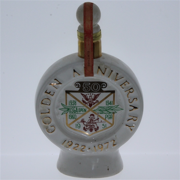 1972 Cherry Hills Golden 50th Anniversary Commemorative Decanter