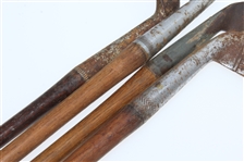 Four Classic Hickory Golf Clubs