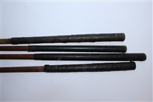 Four Classic Hickory Golf Clubs