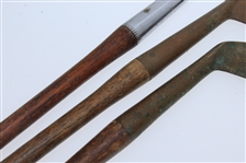 Three Classic Hickory Putters