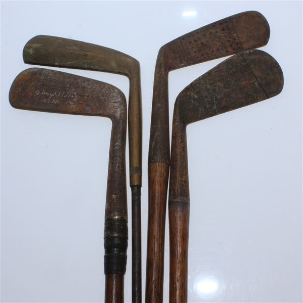 Four Classic Hickory Golf Clubs