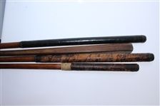 Four Classic Hickory Golf Clubs