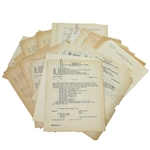 Ben Hogans Personal Assorted Official Military Documents - Unique