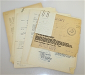Ben Hogan's Personal Assorted Official Military Documents - Unique