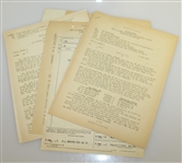 Ben Hogan's Personal Assorted Official Military Documents - Unique