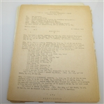 Ben Hogan's Personal Assorted Official Military Documents - Unique