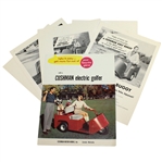 Ben Hogans Personal Vintage Cushman Golf Buggy Advertisements
